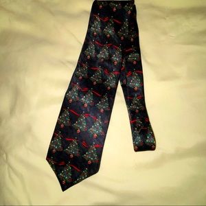 Christmas Tree Silk Tie